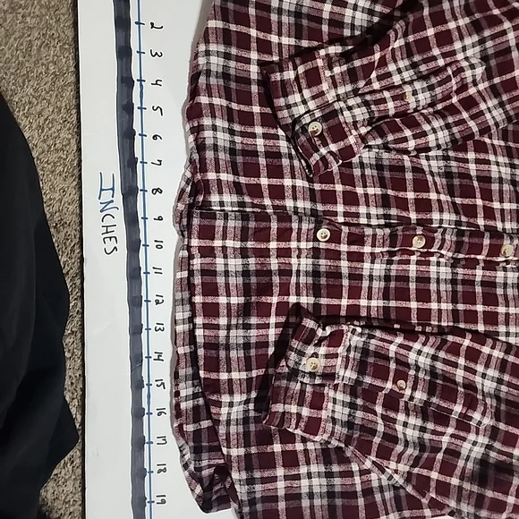 RED HEAD Long Sleeve Button Down Flannel Shirt - Large - Picture 3 of 7